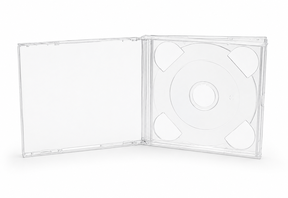 Obal na 2 CD s priehľadným trayom HQ, Multipack box - 24 mm