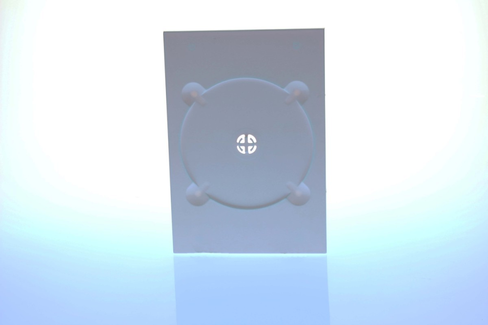 Plastový tray na DVD Digipak, biely, 186 mm x 136 mm