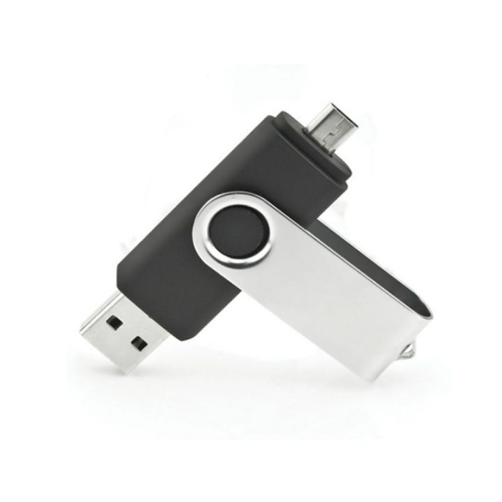 USB rotačný OTG 3.0 16GB čierny