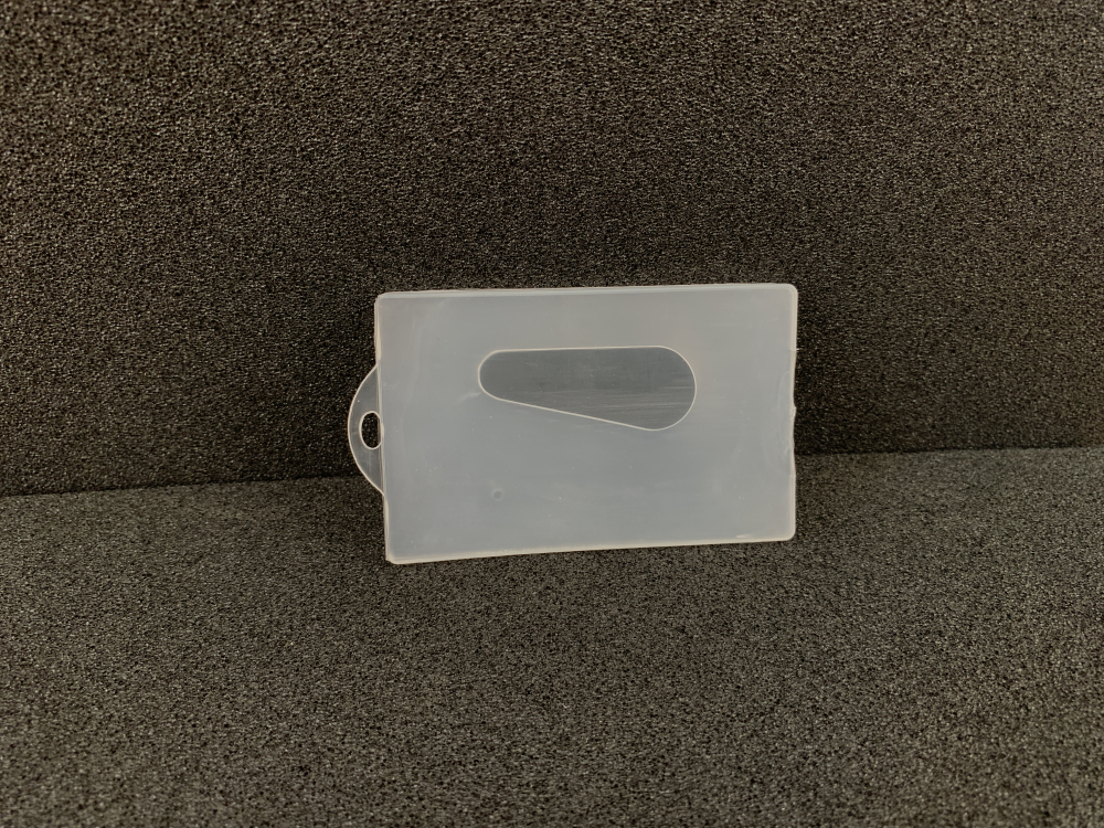 Visačka/obal na plastové karty 88 x 54 mm