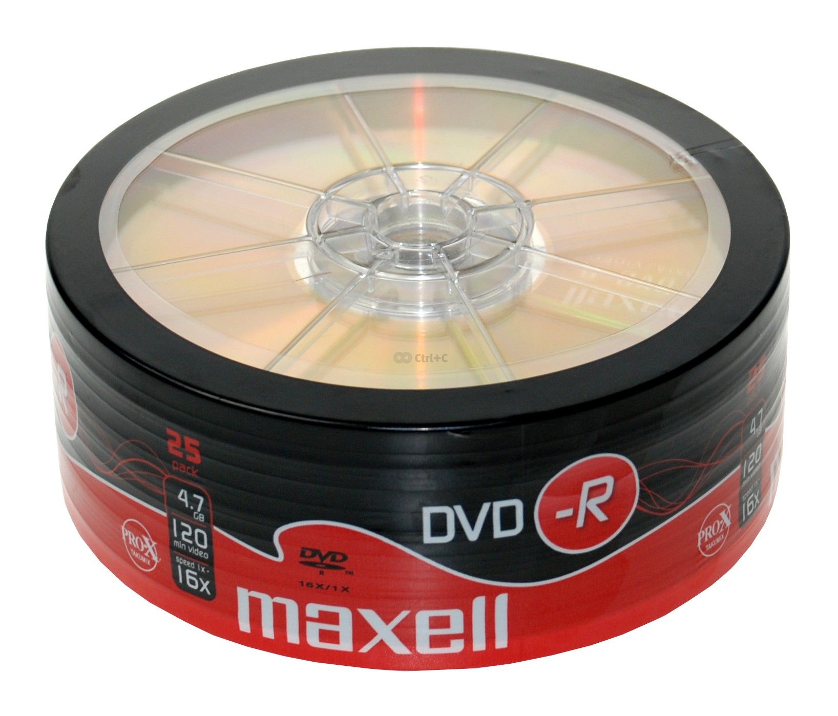 DVD-R Maxell 4,7 GB 16x, celofn 25 ks, 275731