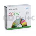 CD-RW Memorex 700 MB 12x 10 pack slim box, m00594