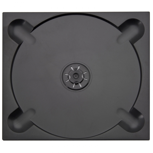 Plastov tray na CD Digipak, ierny, 137 mm x 124 mm