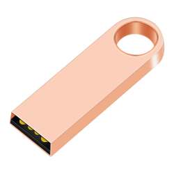 USB MINI kovov� 2.0 - 3.0 bronzov�