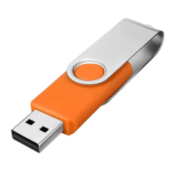 USB rotačný 2.0 - 3.0 oranžový USB rotačný 2.0 - 3.0 oranžový