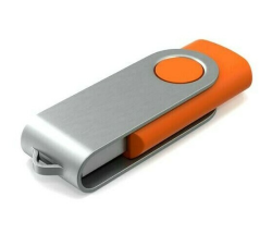 USB rotačný 2.0 - 3.0 oranžový USB rotačný 2.0 - 3.0 oranžový