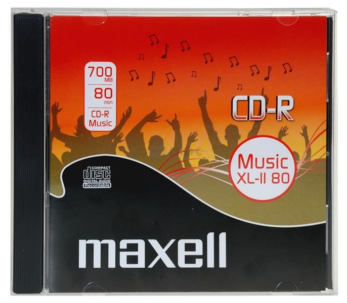 CD-R Maxell 700 MB Audio 80 min. JWC box